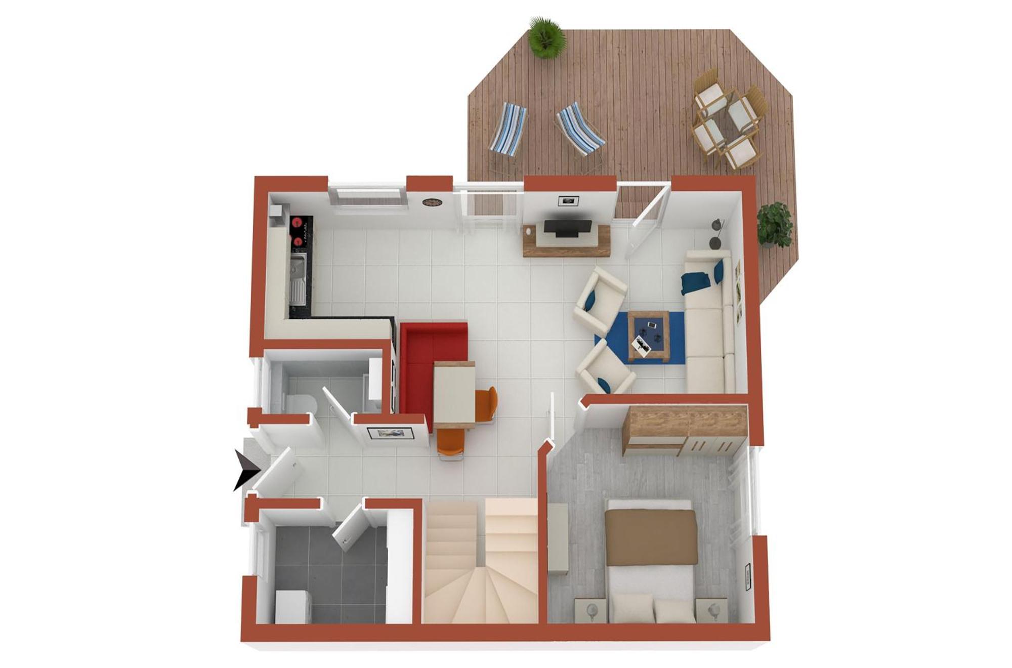 Fuenfseen Ferienhaus Schwanensee מראה חיצוני תמונה